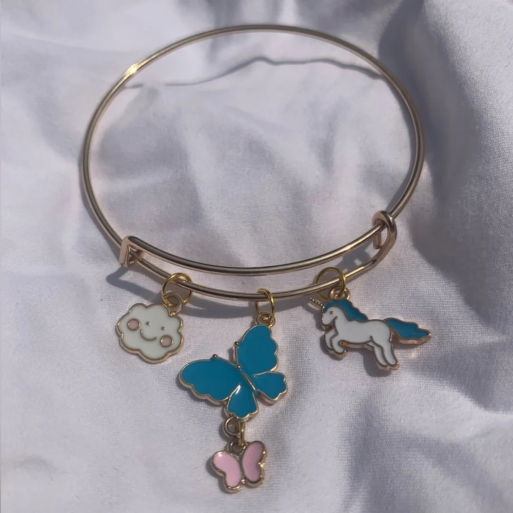Brand New! Handmade! Adjustable Charm Bracelet - Picture 2 of 7